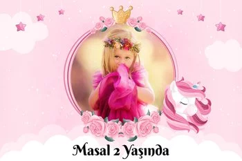Unicorn ile Pembe Bulutlar Temalı Parti Konsept