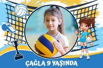 Voleybol Temalı Doğum Günü Konsepti