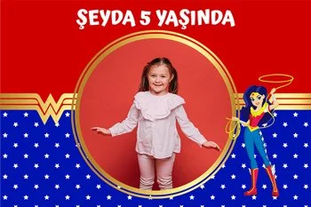 Wonder Woman Temalı Parti Konsept