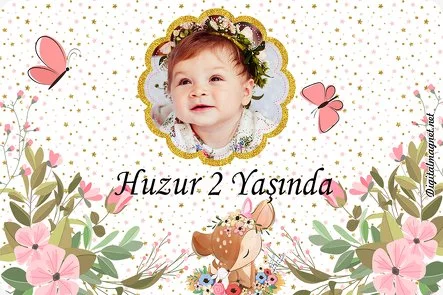 Yavru Geyik Temalı Doğum Günü Konsepti