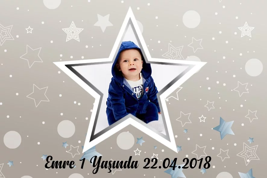 Yıldız Temalı Doğum Günü Konsepti