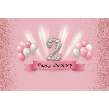 2 Yaş Simli Yaş Günü Poster