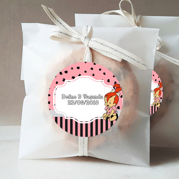 Pembe Çakıl Temalı Sticker