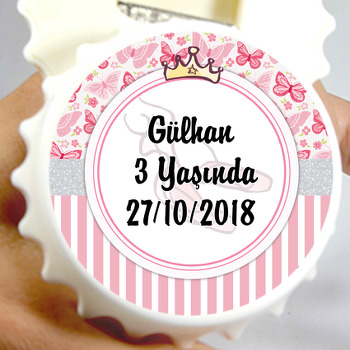 Balerin Temalı Kapak Şekilli Magnet Açacak