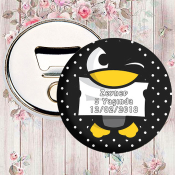 Penguen Temalı Magnet Açacak