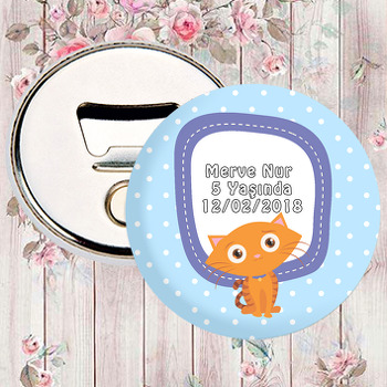 Sevimli Kedi Temalı Magnet Açacak