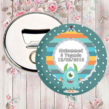Sevimli Canavar Temalı Magnet Açacak