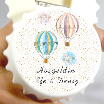 Uçan Balonlar Temalı Kapak Açacak