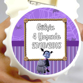 Vampirina Temalı Kapak Şekilli Magnet Açacak