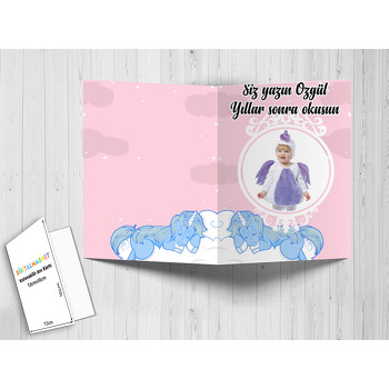 Unicorn Temalı Anı Kartı
