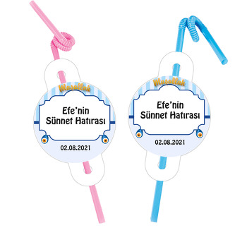 Sünnet Temalı Pipet ve Kartı 2