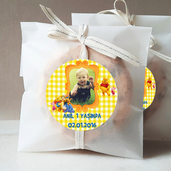 Winnie The Pooh Temalı Resimli Sticker
