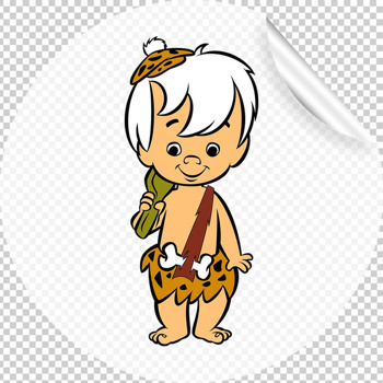 Bambam Temalı Parti Sticker