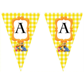 Winnie The Pooh Temalı Parti Banner