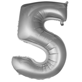 5 Rakam 40 inç Balon 100 cm