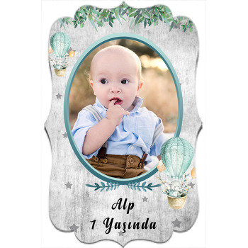 Hoşgeldin Bebek Fil Temalı Özel Kesim Magnet