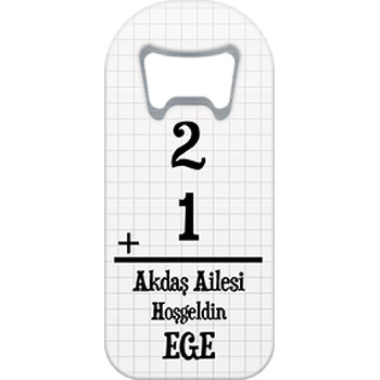 Hoşgeldin Aile Temalı Uzun Magnet Açacak