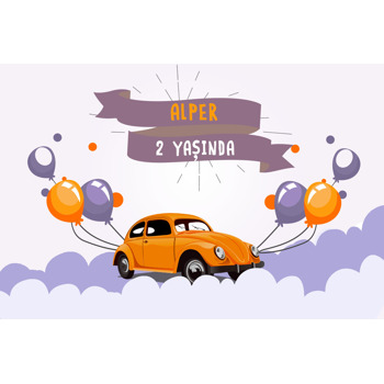 Woswos Temalı Doğum Günü Magnet