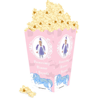 Unicorn Temalı Popcorn Kutusu