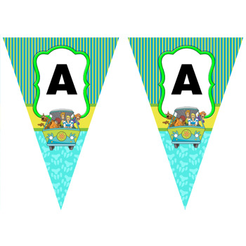 Scooby Doo Temalı Parti Banner
