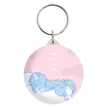 Unicorn Temalı Anahtarlık