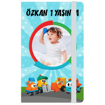 Akıllı Kamyon Leo ile Arkadaşları Temalı Doğum Günü Anı Defteri
