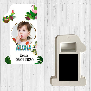 Aloha Temalı Doğum Günü Magnet Açacak