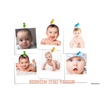 Altı Fotoğraflı Pano Magnet