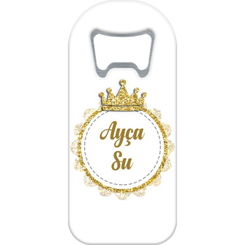 Altın Simli Taç Temalı Uzun Magnet Açacak