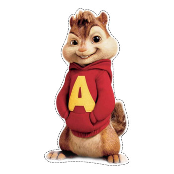 Alvin Temalı Masa Önü Ayaklı Dekor