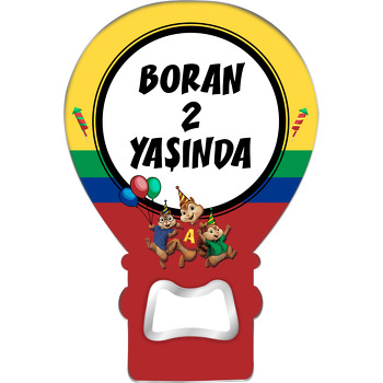 Alvin ve Sincaplar Temalı Balon Magnet Açacak