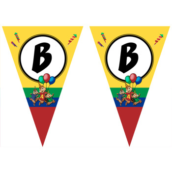 Alvin ve Sincaplar Temalı Parti Banner