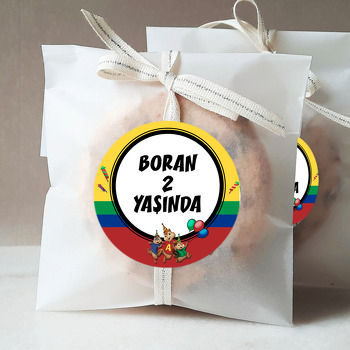 Alvin ve Sincaplar Temalı Parti Sticker