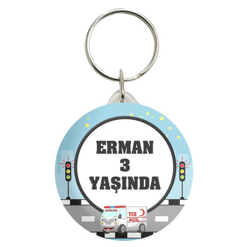 Ambulans Temalı Anahtarlık