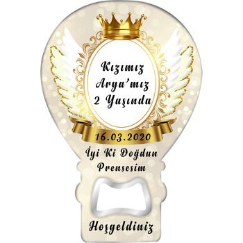 Angel Wings Temalı Balon Magnet Açacak