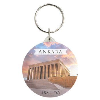Ankara Anıtkabir ile Şehirler Temalı Anahtarlık
