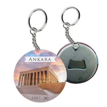 Ankara Anıtkabir ile Şehirler Temalı Arkası Açacak Anahtarlık