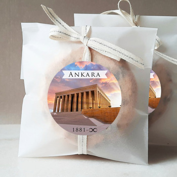 Ankara Anıtkabir ile Şehirler Temalı Sticker