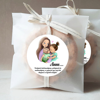 Anne ile Abla Kardeş Temalı Sticker