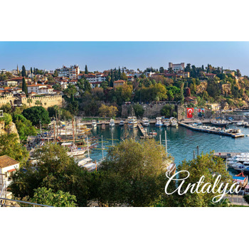 Antalya Liman Kaleiçi Temalı Magnet