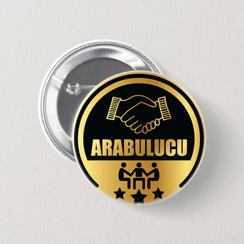 Arabulucu Temalı İğneli Buton Rozet