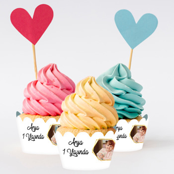 Arı Kuşu Temalı Cupcake Sargısı