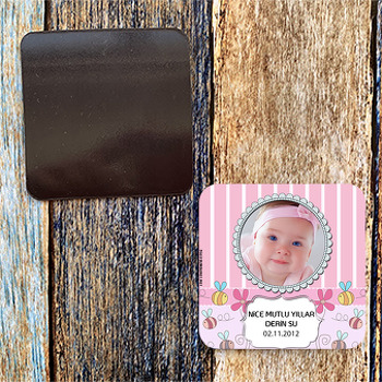 Arılar ve Çiçekler Magnet