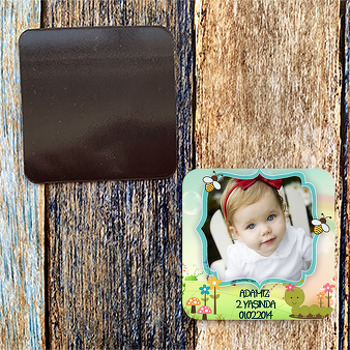 Arılar Ve Çiçekler Temalı Magnet