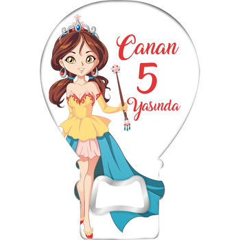 Asalı Anime Prenses Temalı Balon Magnet Açacak