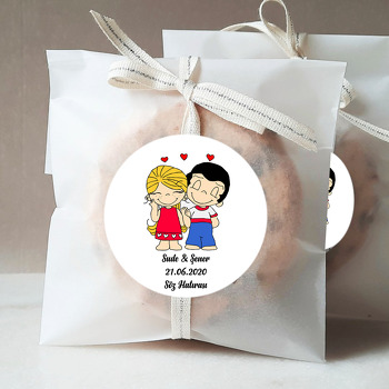 Aşk Çizim Temalı Sticker