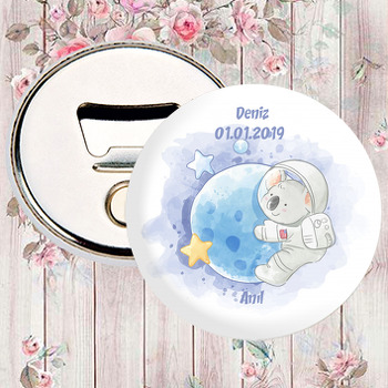 Astoronot Koala Temalı Magnet Açacak