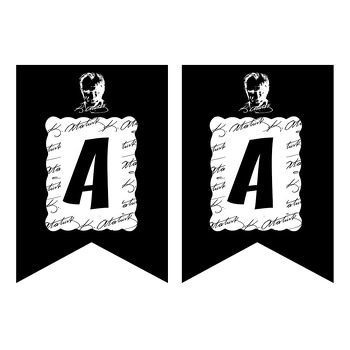 Atatürk Temalı Flama Banner