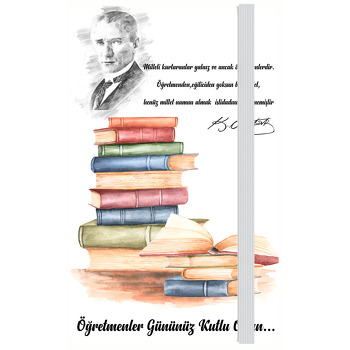 Atatürk Temalı Öğretmenler Günü Anı Defteri
