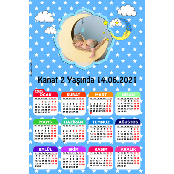 Aydede Temalı Takvim Magnet